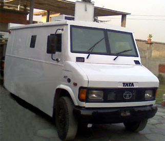 Bullet proof Cash Van
