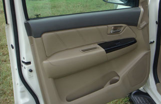 Bullet Proof Toyota Fortuner Interior