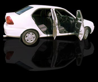 Bullet Proof Ford Ikon Side View