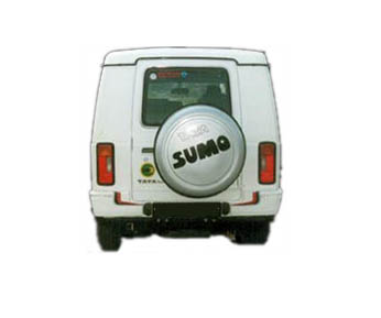 Armored TATA Sumo Car Back